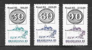 Brazil #1871-73 MNH Singles