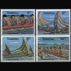 TOKELAU 1978 - Scott# 65-8 Canoe Racing Set of 4 NH