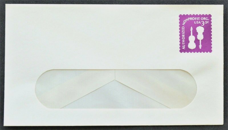 US 1980 Sc. #U590 stamped window envelope, mint entire, excellent condition