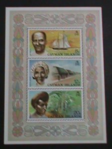 ​CAYMAN ISLANDS-1974-SC#351a- FAMOUS PERSONS MNH S/S-VERY FINE VERY FINE