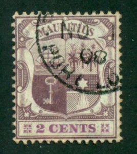 Mauritius 1895 #94 U SCV (2024) = $0.25