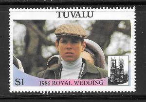 Tuvalu #382A MNH Prince Andrew Sarah Ferguson Wedding