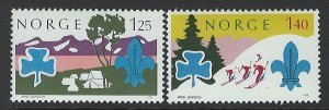 Norway Scott 656-657 MNH 