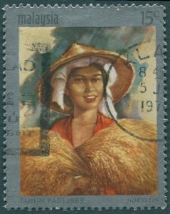 Malaysia 1969 SG59 15c Peasant Girl FU