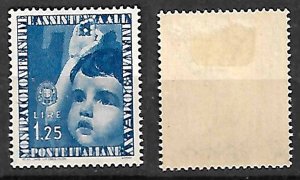 ITALY STAMPS. 1937, Sc.#373, MH