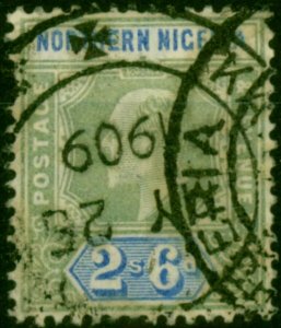 Northern Nigeria 1906 2s6d Green & Ultramarine SG27a Good Used