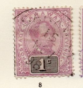 Sarawak 1888 Brooke Early Issue Fine Used 1c. 261280