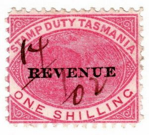 (I.B) Australia - Tasmania Revenue : Stamp Duty 1/-