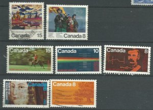 Canada 612-615, 617-619 Used 1973 50% off