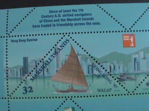 ​MARSHALL ISLANDS-1997-SC#624 HONG KONG'97 STAMP SHOW -MNH S/S SHEET VF