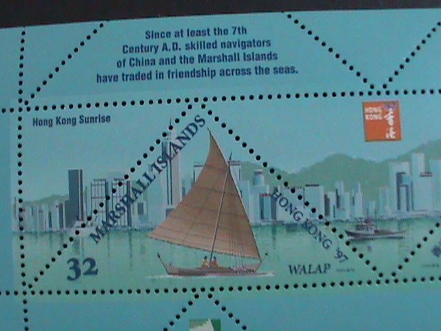 ​MARSHALL ISLANDS-1997-SC#624 HONG KONG'97 STAMP SHOW -MNH S/S SHEET VF