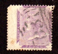 SIERRA LEONE 1 USED SCV $30.00 BIN $10.00 ROYALTY