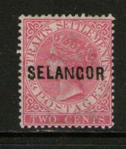 Malaya S. Setts. State SELANGOR 1883 SG 22 MH