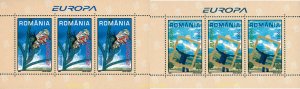 125947 MNH RUMANIA 2003 EUROPA CEPT. ARTE DEL CARTEL