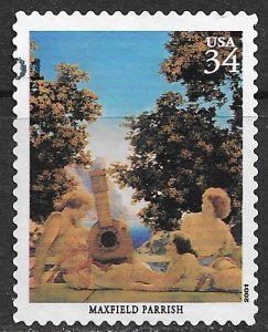 US ~ Scott # 3502b ~ Used ~ Maxfield Parrish