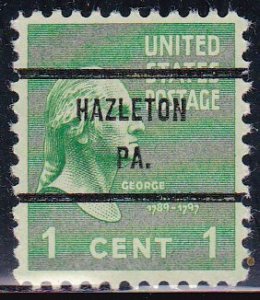 Precancel - Hazelton, PA PSS 804-71 - Bureau Issue