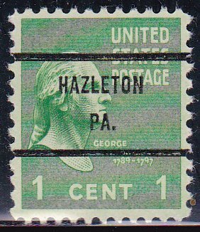 Precancel - Hazelton, PA PSS 804-71 - Bureau Issue