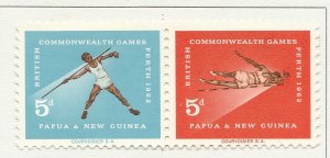 1962 British Commonwealth PAPUA NEW GUINEA 5d+5d MH* Stamp A28P32F28898-