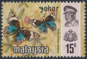 Johore Malaysia   Sc#  181   MVLH   Butterflies    see details  / scans