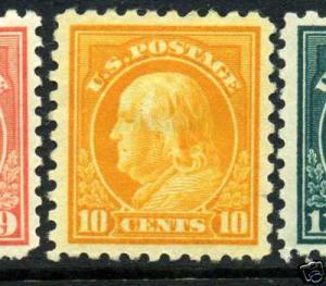 Scott #433 Franklin Perf 10 Mint Stamp (Stock #433-18)