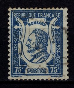 France 1924 400th Birth Anniv. of Ronsard, 75c [Used]