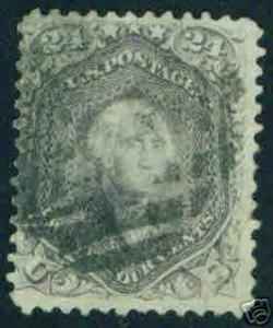 USA Scott 78, 24c Lilac 1863 Washington CV $250