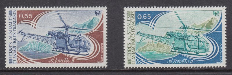 French Southern & Antarctic Territories   #95-96    mnh      cat $1.05