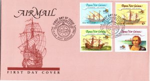 Papua New Guinea, Worldwide First Day Cover, Ships