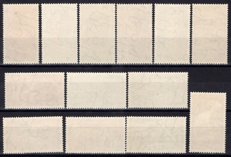 ZAYIX Cyprus 206-218 MNH Castles Churches Ruins Tombs Sculptures 083022S123