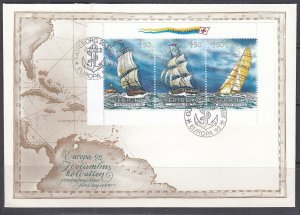 Sweden Scott 1948a FDC - Sailing Ships