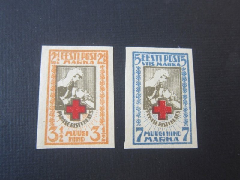 Estonia 1921 Sc B5-6 set MH