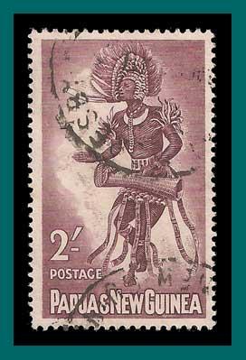 Papua New Guinea 1961 Male Dancer, used  159,SG31