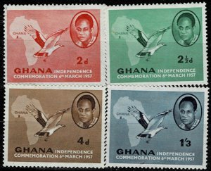 GHANA 1957 ANNIVERSARY OF INDEPENDENCE  MH