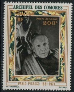 Comoros 1973, Death of Picasso 1v, MNH