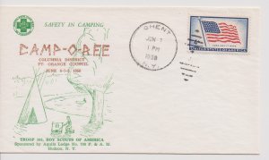 Scout Cachets #1053 – Columbia District Camp-O-Ree 1958 – Levy 58-37