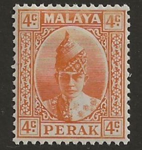 Malaya-Perek 86  1939 4c fine mint hinged