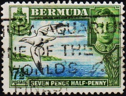 Bermuda. 1938  7 1/2d  S.G.114c Fine Used