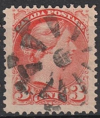 Canada SC# 41 Fancy Geometric Used VF   (937)