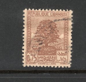 Lebanon  Scott# 138A  used  single