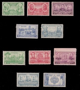 US 785-794, MNH/MH - Army/Navy