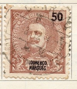 Lourenzo Marques 1903 Early Issue Fine Used 50r. 125029