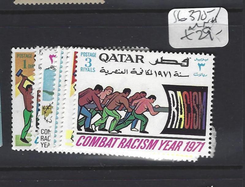 QATAR (P1906BB) COMBATTING RACISM SG 370-9   MNH