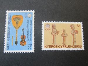 Cyprus 1985 Sc 655-56 set MNH