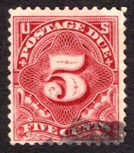 1895, US 5c, Postage Due, Used, Sc J41