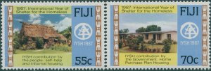 Fiji 1987 SG759-760 Year of Shelter set MNH