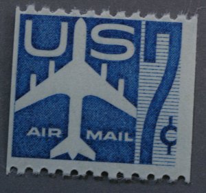 United States #C52 7 Cent Jet Silhouette Coil Airmail MNH