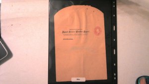 US POSTAL WRAPPER:  SCOTT# WO46 MINT ENTIRE
