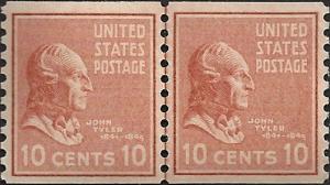 # 847 MINT NEVER HINGED JOHN TYLER
