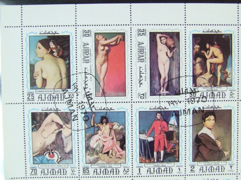 Ajman 100 Sheets Stamped-