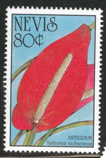 Nevis Scott 787 MNH** 1993 Flower stamp